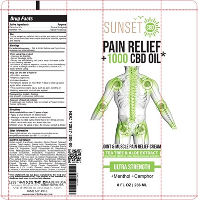 Tea Tree Aloe 8 Oz Tube (Fd 03100 Sunset   Pain Relief Cream Tea Tree Aloe Tube 8oz 72937 300 80)
